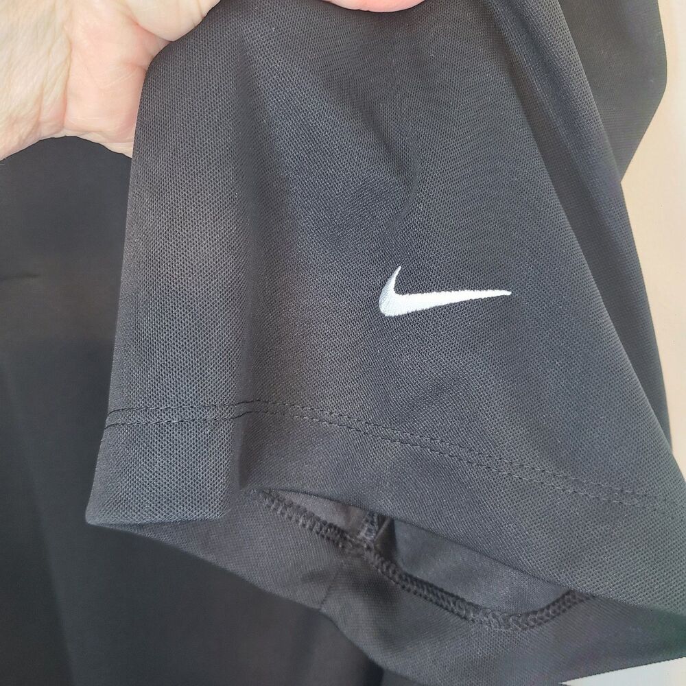 Nike Golf Polo Shirt Mens XL Black Dri-Fit Bang Drink Energy Logo Swoosh NWT - Picture 4 of 11